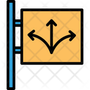 Road Arrows Road Directions Road Sign Icon