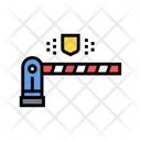 Road Barrier Color Icon