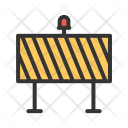 Road Sign Barrier Icon