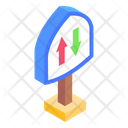 Road Directions Arrows Board Sign Board Icon
