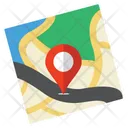 Road map Icon - Download in Flat Style