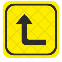 Road, Pointer, Left, Forward, Way, Arrow Icon