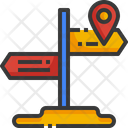 Road Sign Guide Map Icon