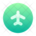 Road Sign Airport Icon
