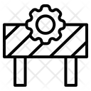 Roadblock with setting  Icon