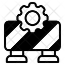 Roadblock with setting  Icon