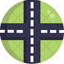 Roads Junction Road Icon