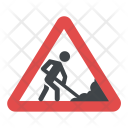 Roadworks Sign Traffic Icon