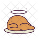 Roast Turkey Chicken Thanksgiving Icon