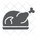 Roast Turkey Chicken Icon