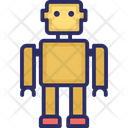 Advanced Technology Bionic Robot Mechanical Man Icon