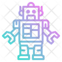 Robot Metal Toy Kid Robotic Icon