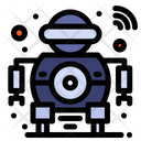Robot Future Scanning Icon