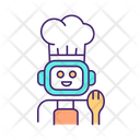 Robot Chef Icon