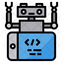 Robot Coding Icon