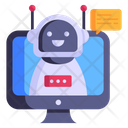Robot Conversation Icon