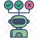 Robot Decision Nagotiation Communication Icon