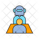 Robot Interview Employee Interview Icon