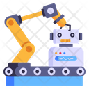 Robot Manufacturing Icon