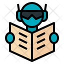 Reading Artificial Intelligence Ai Robot Icon