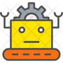 Robot Gear Intelligence Icon