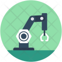Robotic Arm Industrial Icon