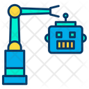 Robot Robotic Arm Science Icon