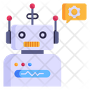 Robotic Chat Icon