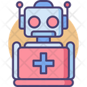 Robotic Support Robotic Help Medical Robot Icon