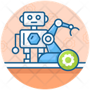 Humanoid Robot Robot Mechanical Man Icon
