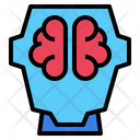 Robotics Ai Brain Icon