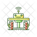 Robotic Agriculture Automation Icon