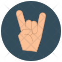 Rock Hand Gesture Icon