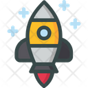 Rocket Mission Launch Icon