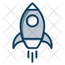 Space Shuttle Rocket Missile Icon