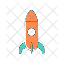 Cartoon Rocket Shuttle Icon