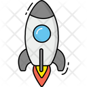 Rocket Spaceship Launch Icon