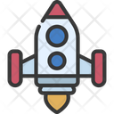 Rocket Ship Launch Icon