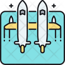 Rocket Carrier Plane Icon