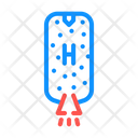 Rocket Fuel Hydrogen Fuel Rocket Icon