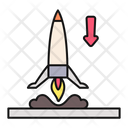 Rocket Landing  Icon
