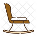 Rocking Chair Armchair Furniture Icon
