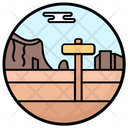 Rocks Landscape Mountains Icon