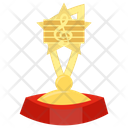 Rockstar Award Music Trophy Melody Trophy Icon