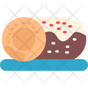 Roll Cake Dessert Icon