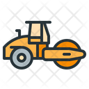 Roller Road Construction Icon