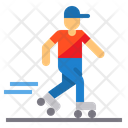 Roller Skater Adventure Board Icon
