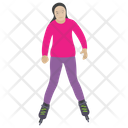 Roller Skating  Icon