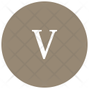 Roman Letter Five Icon