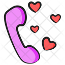 Romantic Call Favorite Call Love Communication Icon